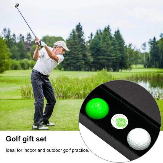 3Pcs/Set Personalized Golf Ball Gift Set with Armband Compact Portable Complete Golf Balls