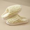 Plush Cotton Slippers Autumn and Winter 2025 New Non-slip Indoor Home Thick Bottom Thermal Cotton Drag Winter