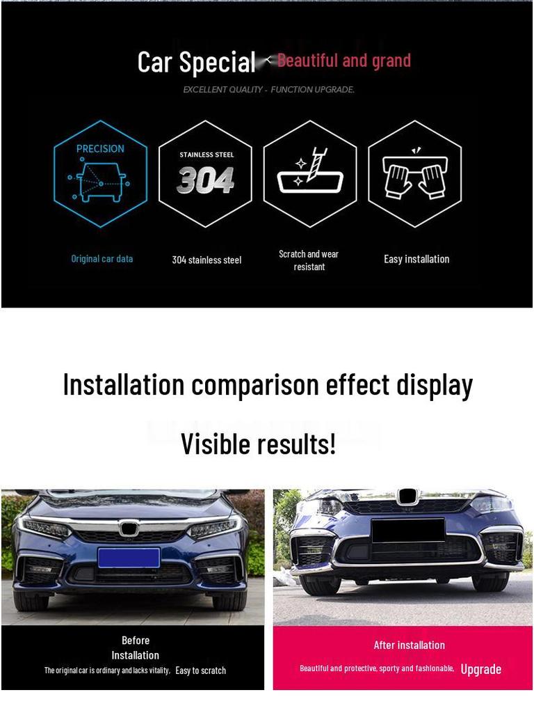 Inspire English Poetry School Front Lip Bumper Guard - Fits 22 Models, Not Compatible with Specialty Designs.