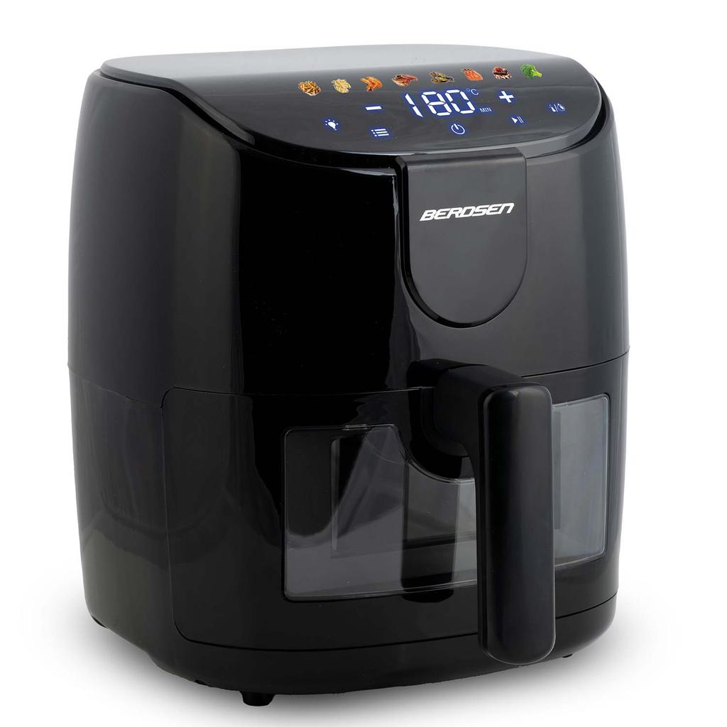 Аэрофритюрница 4 л Berdsen 1500 Вт Bd-658 Черная