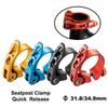 Aluminum Zinc Zinc Alloy Bicycle Seat Clamp Ultralight Bike Seat Post Clamp Aluminum Seat Tube  Mountain Bike