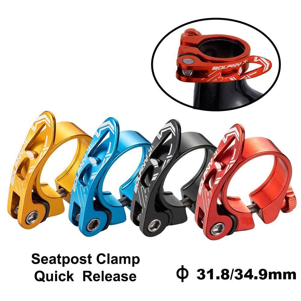 Aluminum Zinc Zinc Alloy Bicycle Seat Clamp Ultralight Bike Seat Post Clamp Aluminum Seat Tube Mountain Bike
