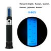 Handheld 0-80% Alcohol Refractometer for Spirits Household Liquor Brewing Refractometer Alcohol Concentration Detector