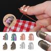 Sewing Accessories Handworking Vintage Gold Needle Thimble Metal Finger Protector Antique Ring