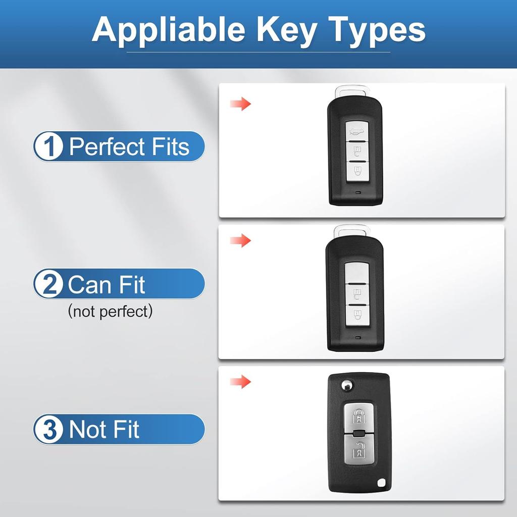 Suitable for Mitsubishi Key Chain Protective Cover with Key Chain