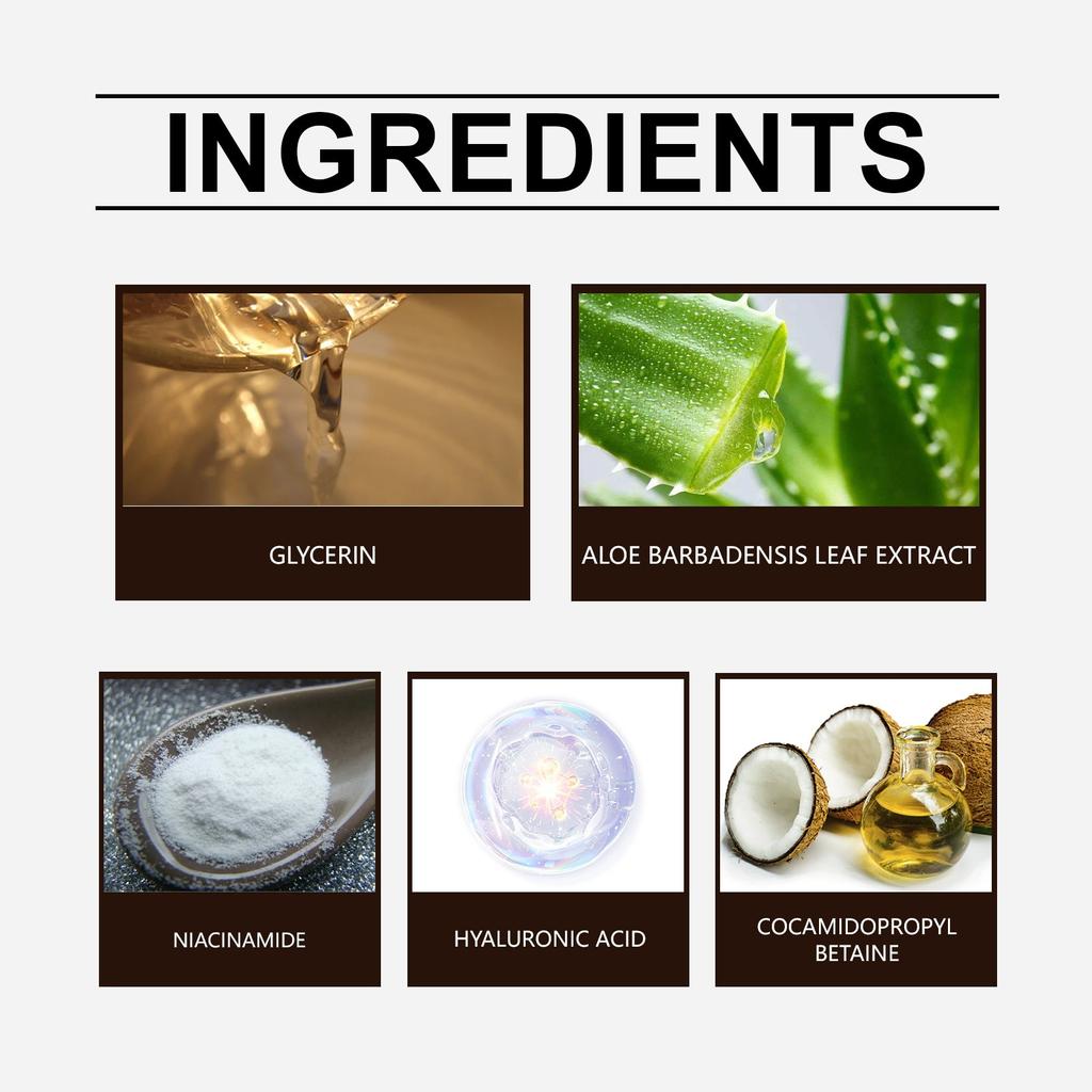 Подарочный набор для умывания лица для мужчин Wuth Cleanser Scrub Cream Serum Eye Cream Moisturizing Face Cream 230ml