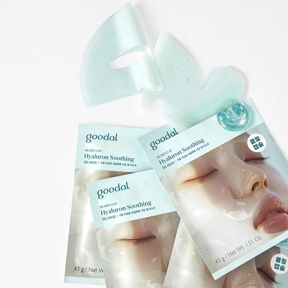 Goodal Heartleaf Hyaluron Soothing Gel Mask 43 g x 5 ea ORIGINAL STORE