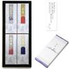 Sympathy Incense Gift [Flower Violet, 4 Varieties, Sandalwood, with Wrapping Paper and Condolence Message] Made In Japan, Low Smoke, Gift-Giving