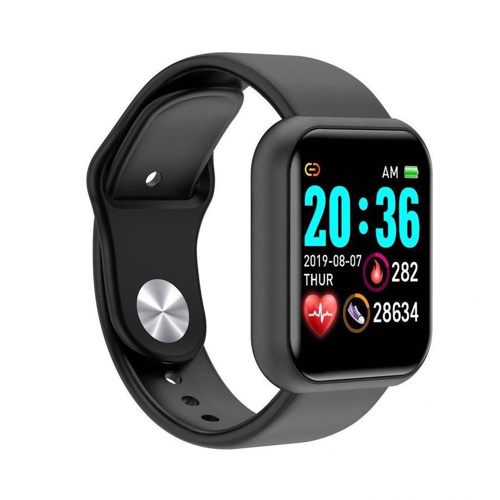 Y68 D20 Smart Bracelet: Heart Rate & Blood Pressure Monitor, Macaron Health Reminders, Pedometer, Cross-border Bestseller.