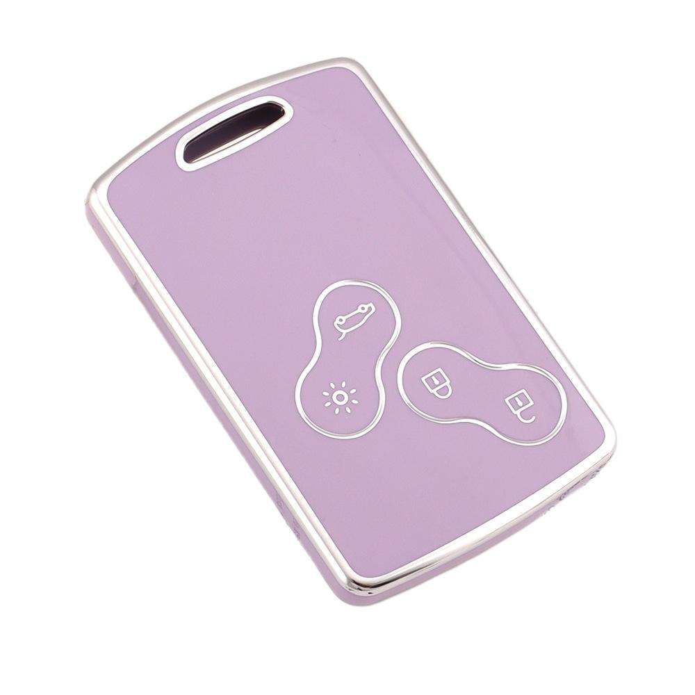 Чехол для ключей из ТПУ, брелок для Renault Duster Captur Clio Logan Megane Koleos Scenic Nema Fluence Zoe, аксессуары без ключа