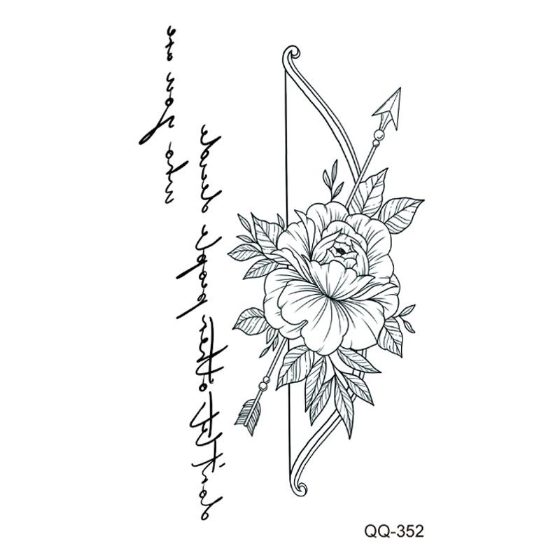 Маленькая водонепроницаемая временная татуировка-наклейка, цветные перья, цветы, листья, планета, луна, женский боди-арт, запястье, шея, поддельные татуировки для мужчин