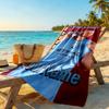 Haaland Customize Your Name Beach Towel Quick-Dry Soft Microfiber Ideal for Travel Outdoor Swim Pool Yoga Surf Camping Hiking Gym Gift Holiday