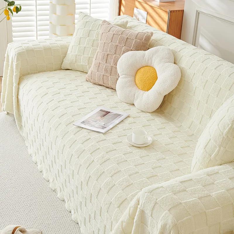 1 шт. супер теплое одеяло для дивана из овечьей шерсти, полотенце для дивана для гостиной, мягкое, теплое и удобное, универсальное украшение для дома