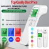 Infrared Forehead Digital Thermometer Gun IR Laser Non Contact Thermometer with 3 Color Backlight Display for Baby Adults