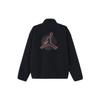 Jordan Мужская флисовая куртка Fearless Logo с воротником-стойкой на молнии, повседневная, черная FV4017-010