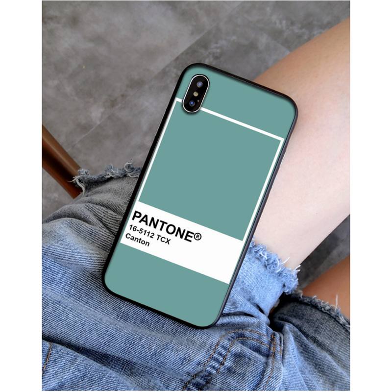YNDFCNB Pantone Candy Color Phone Case for iphone 11 12 Mini Pro Max X XS MAX 6 6s 7 8 Plus 5 5S 5SE XR SE2020