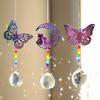 Colourful Suncatcher Ornament Shinny Fine Workmanship Hanging Sun Catcher for Window Home Garden Decoration