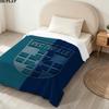 Pec Zwolle Print Flannel Blanket, High quality Comfortable for All Seasons, Home Decor, Warmth and Comfort, Perfect for Christmas Gifts
