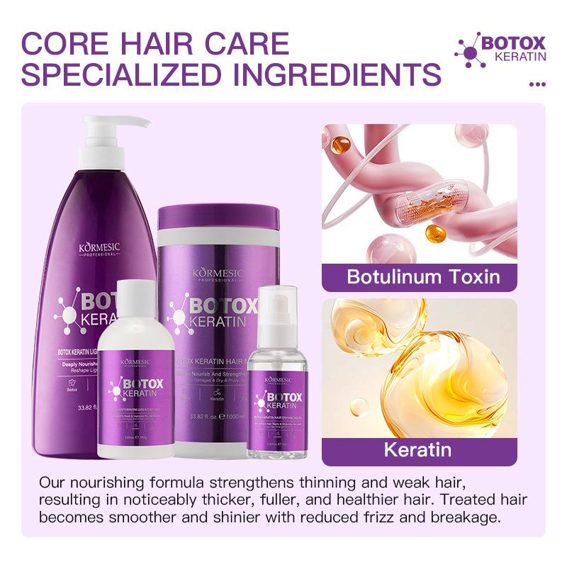 KORMESIC Кератиновый шампунь-маска для волос большой емкости