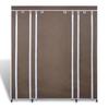 VidaXL Armoire avec compartiments et tiges 45 x 150 x 176 cm Marron