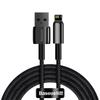 Baseus Tungsten Series 2m Lightning Cable (USB To Lightning, 2.4A, Black - Model CALWJ-A01)