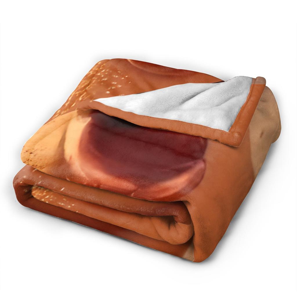 Marcus The Worm Funny Meme Flannel Fashion Blanket Trending Vintage Throw Fashion Blankets for Home 200x150cm Lightweight