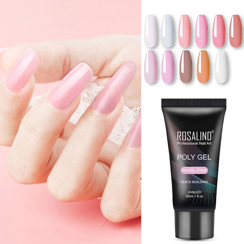 Легкий для красоты гель-наконечник, быстрое УФ-поли наращивание, сухой строитель, украшение для дизайна ногтей