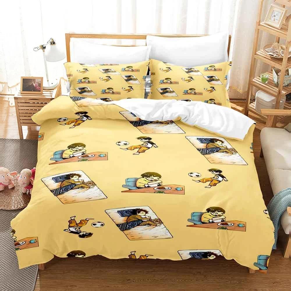 Комплект постельного белья Bachira Blue Lock Single Twin Full Queen King Size Aldult для мальчиков, пододеяльники 3D Anime, комплект простыней