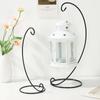 Iron Art Glass Ball Hanging Stand Retro Iron Display Stand Ecological Bottle Stand  Candle