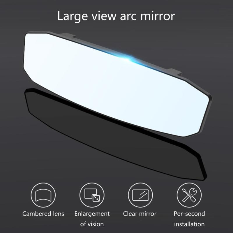 Enhancing Safety Full Sight Car Rear View Mirror with Wide Curved View, for Infant Supervision, Parents and New Drivers