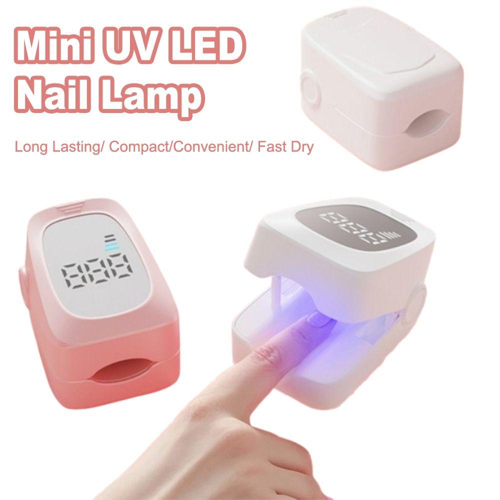 С таймером Лампа для фототерапии, полимеризационная лампа, перезаряжаемая мини УФ/светодиодная лампа для ногтей, салон красоты