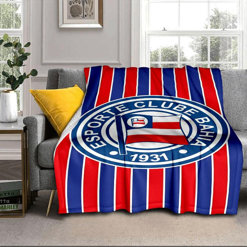 Football Club Emblem Blanket Flannel Blanket for bed, sofa, Camping, Hiking, Picnic Essentials, gift for family Fan gifts