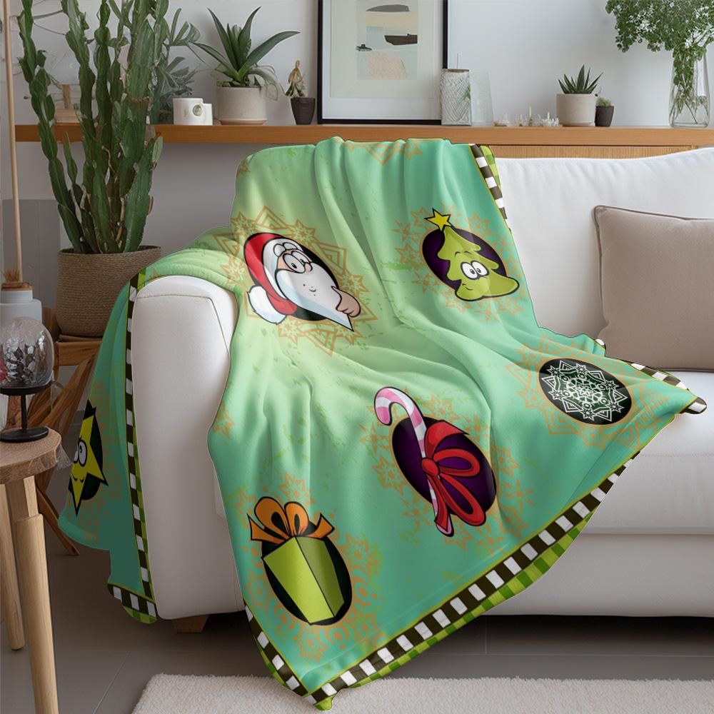 Cozy Throw Blanket Soft Warm Flannel Fleece Sherpa Reversible Lightweight Home Decor Gift for Women Men Kids Dorm Room Living Ro