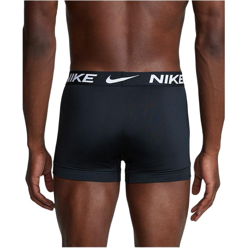 Nike Эластичные трусы-боксеры с принтом букв и логотипа, 3 пары, мужское нижнее белье KE1156-9SC