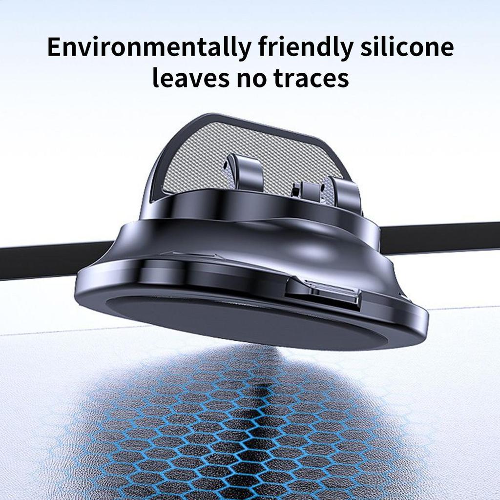 Car Phone Mount 360 Degree Rotating Automobile Bracket Dashboard Phone Holder with Parking Number Plate for Road Trips GPS