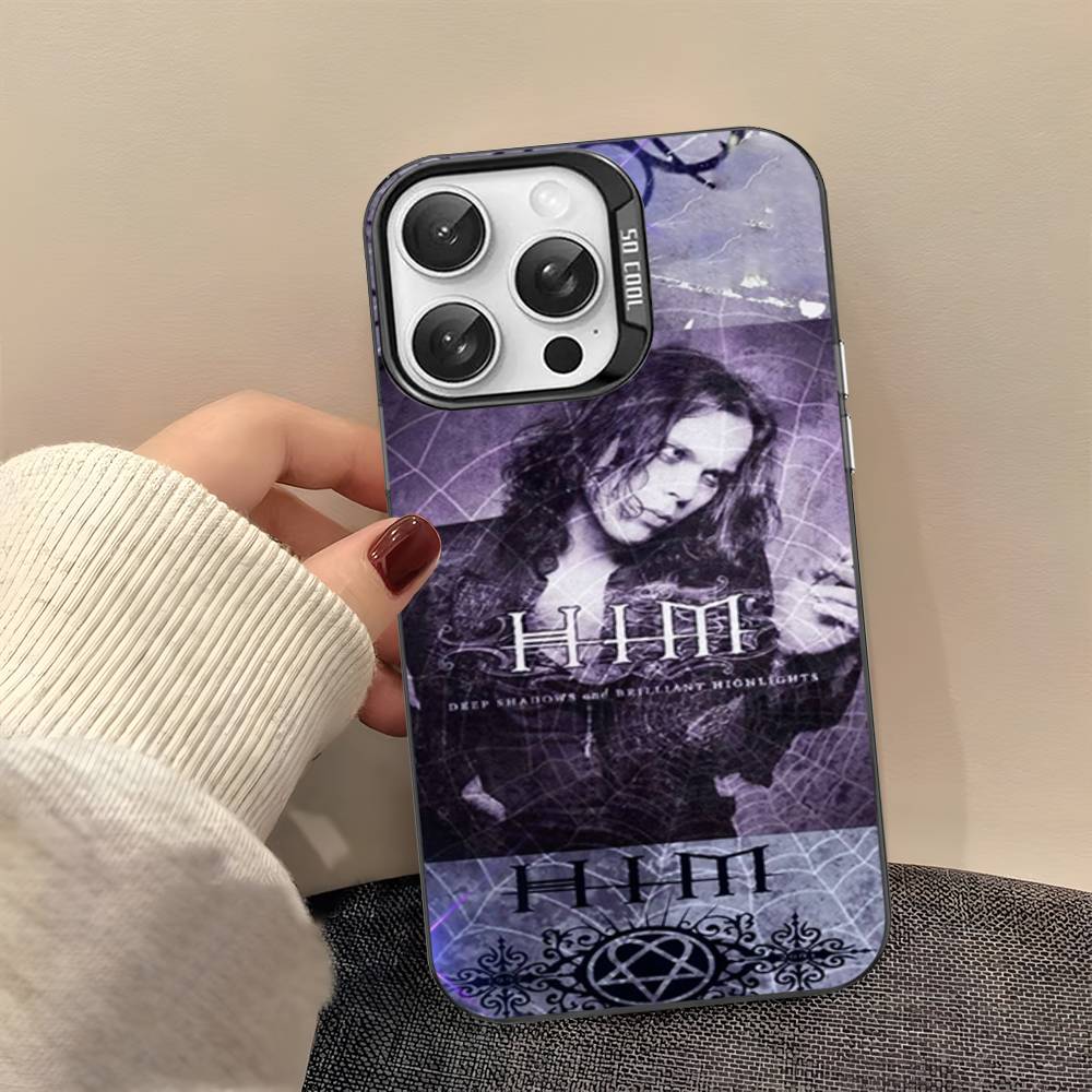 Чехол для телефона с изображением группы His Infernal Majesty Для IPhone 17 16 15 14 11 12 13 Pro Max Pro Plus Цветной Серебристый Чехол