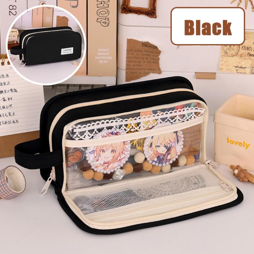 Portable Pencil Case Five-layer Stationery Bag New Stationery Organizer Student