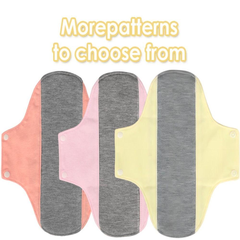 6Pcs Washable Sanitary Napkin Reusable Nursing Pad for Women Gasket Panty Liner  Incontinence