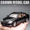 Toyota Crown 12th Generation Simulation Diecast & Toy Vehicles Sounds & Light Pull Back Car 1:32 Alloy Collection Model