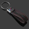 For BMW M E46 E90 E60 Zinc Alloy Car Keychain Leather Key Rings For BMW M Emblem E46 E36 E34 F10 E90 F30 E60 F30 E53 E30 E92 E87 Auto Accessories q00