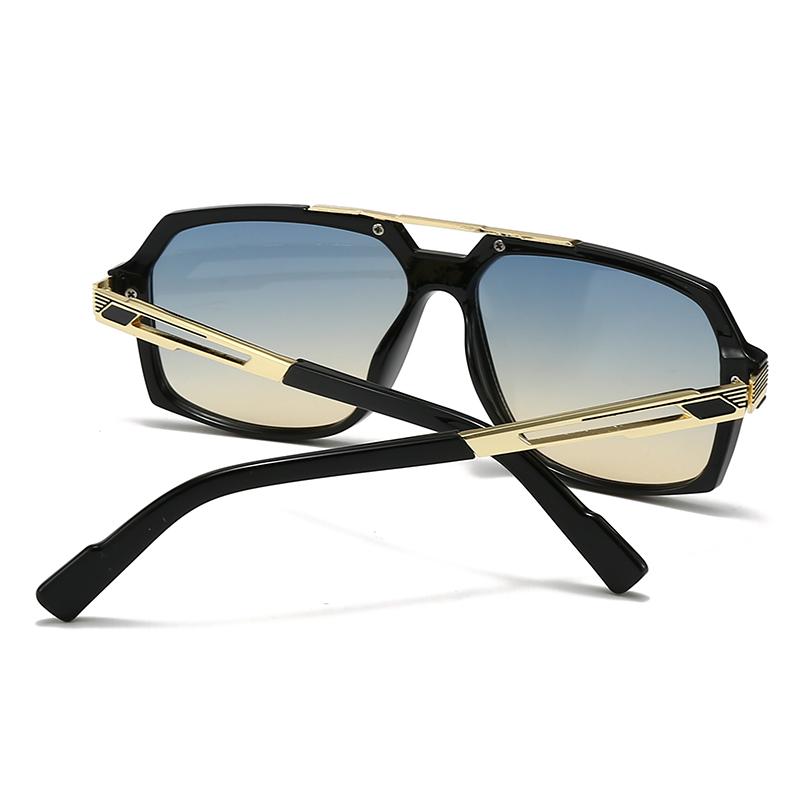 Экспорт Новые Современные Ретро Солнцезащитные Очки с Большой Оправой для Мужчин Стиль Инс Уличная Съемка Известный Бренд Чернила Lh268