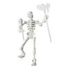 Skeleton Action Figure with Movable Joints Assembly Building Block Model DIY Skeleton Figurines for Halloween Decor Prank Toy