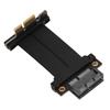 PCIE 4.0 Riser Cable 180 Full Speed Lossless Gen 4 GPU Graphics Card Extension Cable for M.2 WiFi USB Sound Card