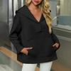 Womens Casual Long Sleeve Drawstring Sweatshirt Pullover Tops Loose Oversized Clothes