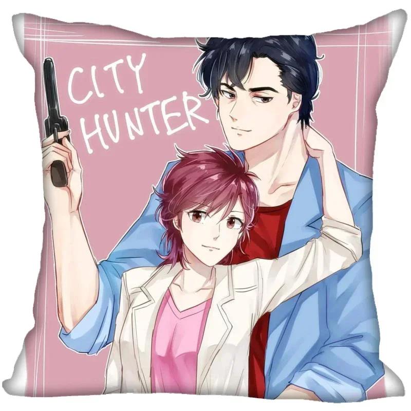 Animation City Hunter Pillow Case For Home Decorative Pillows Cover Invisible Zippered Throw PillowCases 45X45cm