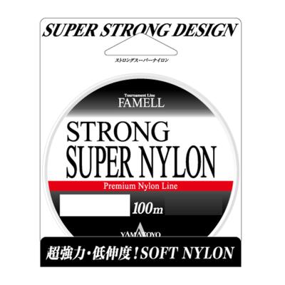 Yamatoyo FAMELL STRONG SUPER NYLON, 100м, Прозрачный, 0.3 (1,8 фунта)