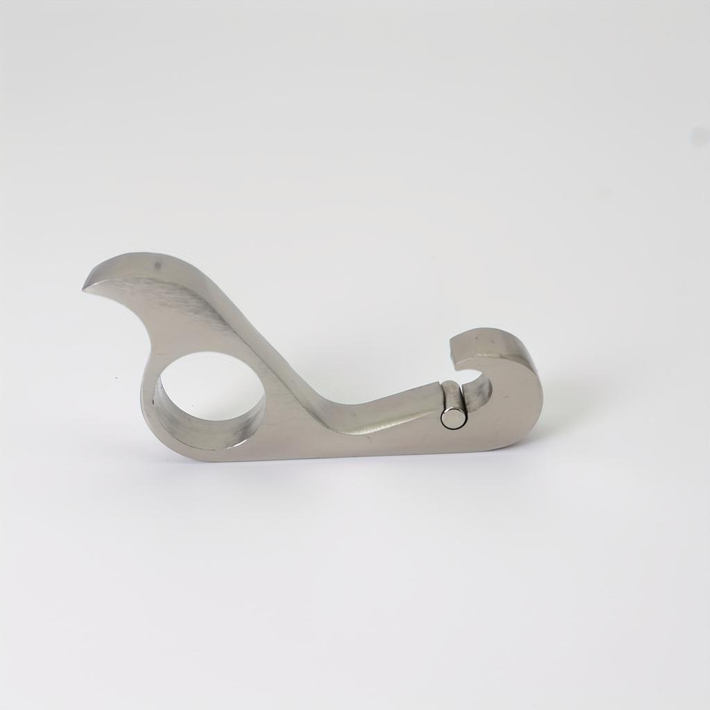 Компактная открывалка для бутылок, управляемая одной рукой, с магнитной присоской, портативная алюминиевая открывалка для пивных бутылок для походов, кемпинга и домашнего использования