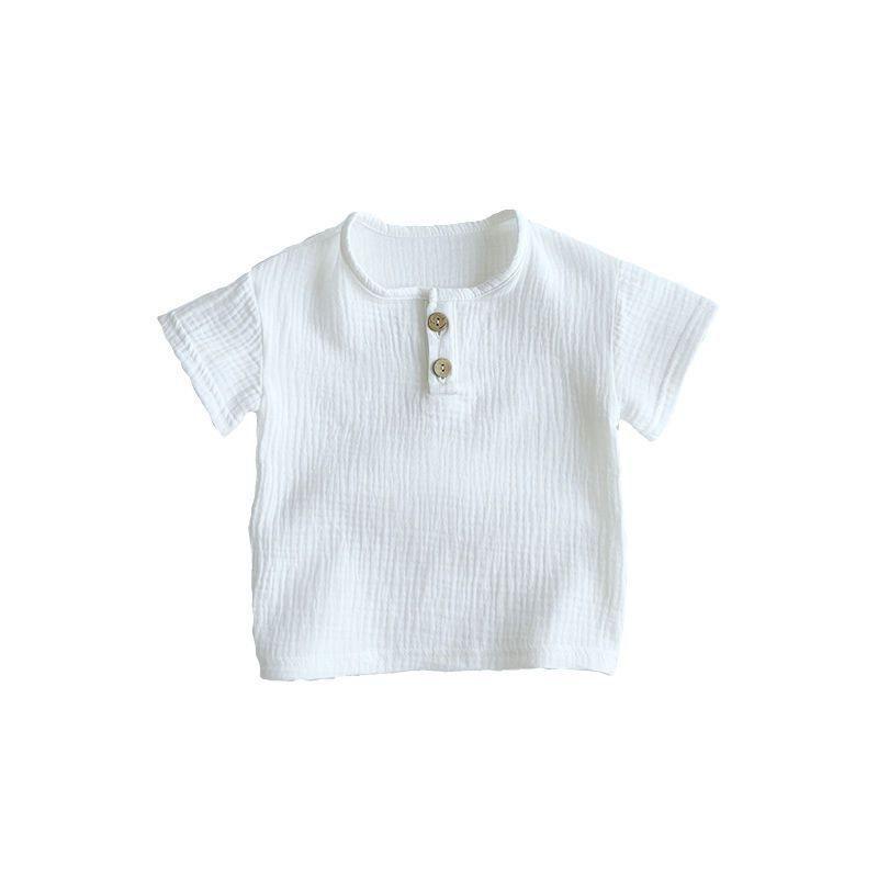 Boys' Two-piece Set Casual Summer Thin Baby Top Shorts Women's Fashion