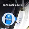 MSH3  4Pcs Car Door Lock Cover Anti Scratch Protective Buckle Caps for Toyota Yaris Hilux Prius Auris Corolla Camry RAV4 Accessories