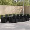 Garden Dining Set 14 pcs Anthracite PP